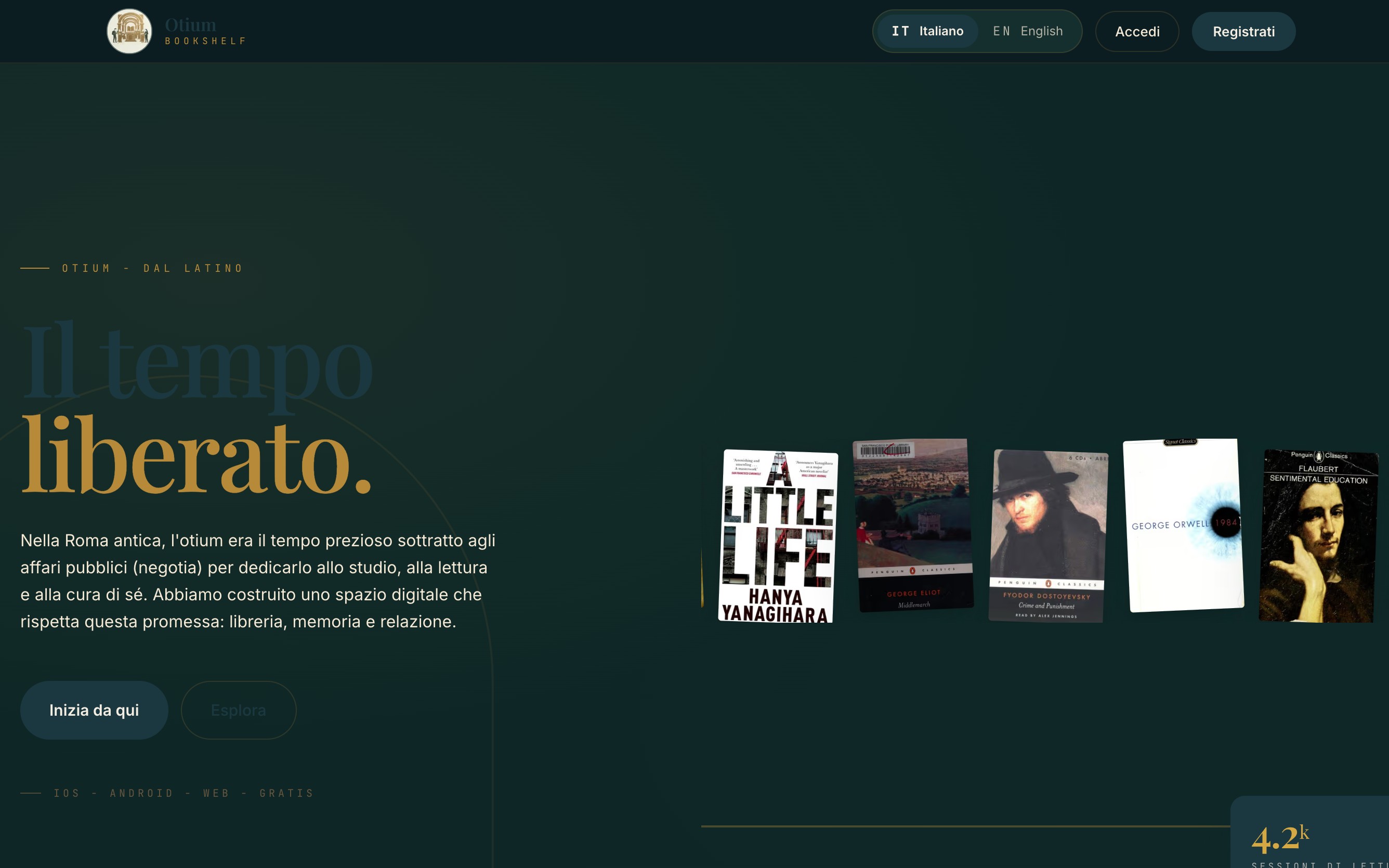 Otium Bookshelf screenshot