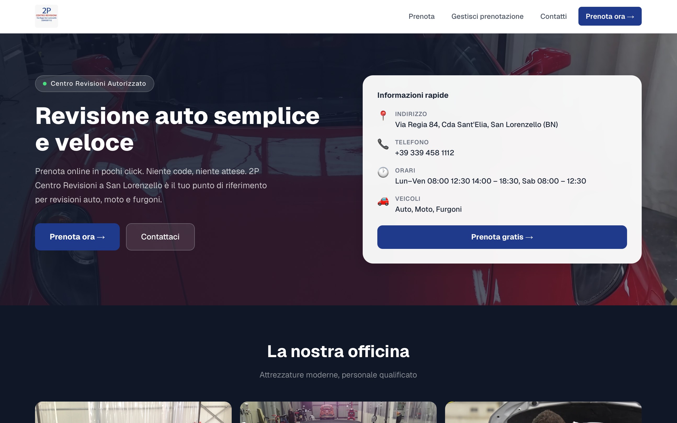 2P Centro Revisioni screenshot
